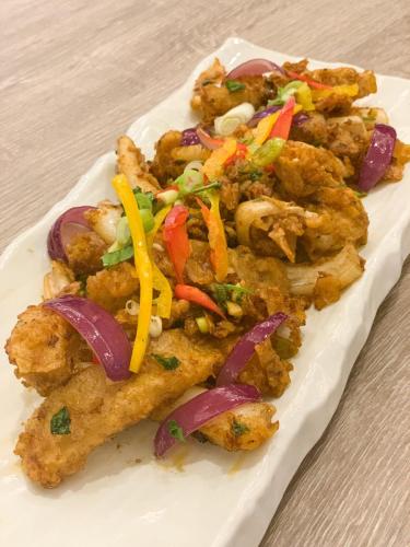 Deep Fried Squid in Fish Sauce